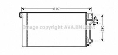 AVA QUALITY COOLING vw5236d -  Конденсатор, кондиционер